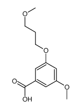 3-methoxy-5-(3-methoxypropoxy)benzoic acid Structure