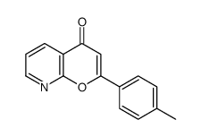 2-对甲苯-吡喃并[2,3-b]吡啶-4-酮结构式