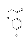 1-(4-chlorophenyl)-3-hydroxy-2-methylpropan-1-one Structure