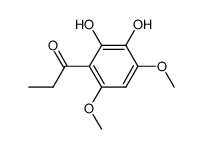 1-(2,3-Dihydroxy-4,6-dimethoxyphenyl)-1-propanone structure