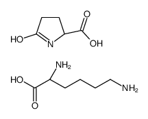 5-oxo-DL-proline, compound with DL-lysine (1:1) Structure