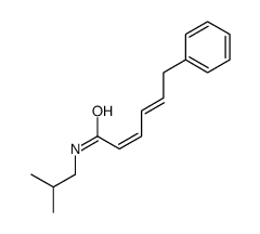 N-(2-methylpropyl)-6-phenylhexa-2,4-dienamide Structure