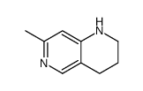 7-Methyl-1,2,3,4-tetrahydro-1,6-naphthyridine Structure