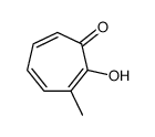 2-hydroxy-3-methylcyclohepta-2,4,6-trien-1-one Structure