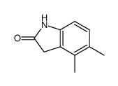 4,5-dimethyl-1,3-dihydroindol-2-one结构式