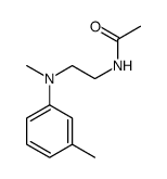 N-[2-(N,3-dimethylanilino)ethyl]acetamide Structure