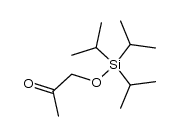 2-oxo 1-triisopropylsilyloxy propane Structure