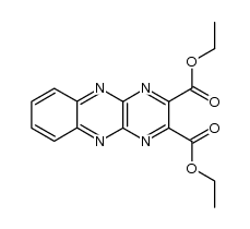 diethyl pyrazino[2,3,b]quinoxaline 2,3-dicarboxylate Structure