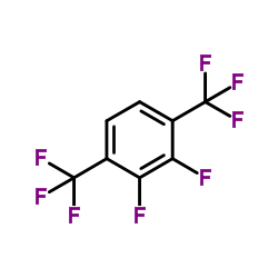 2,3-Difluoro-1,4-bis(trifluoromethyl)benzene结构式