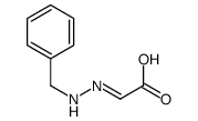 2-(benzylhydrazinylidene)acetic acid Structure