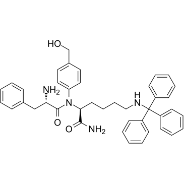 Phe-Lys(Trt)-PAB structure