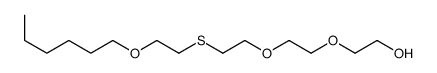 2-[2-[2-(2-hexoxyethylsulfanyl)ethoxy]ethoxy]ethanol结构式