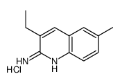 3-ethyl-6-methylquinolin-2-amine,hydrochloride结构式