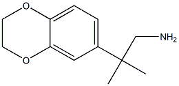 2-(2,3-dihydro-1,4-benzodioxin-6-yl)-2-methylpropan-1-amine Structure