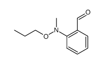 2-(methyl(propoxy)amino)benzaldehyde Structure