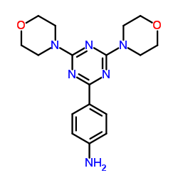 4-(4,6-二吗啡啉-1,3,5-三嗪-2-基)苯胺图片