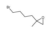 (+/-)-2-(4-bromobutyl)-2-methyloxirane结构式