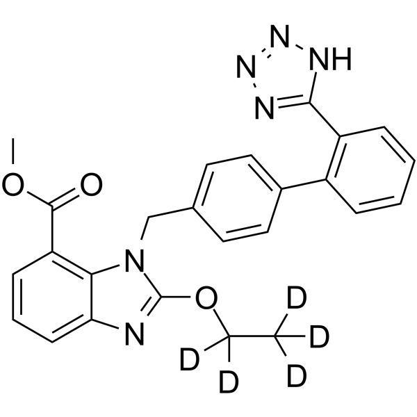 Candesartan-d5 Methyl Ester Structure