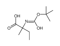 Boc-D-Isovaline Structure