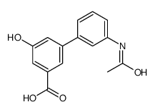 3-(3-acetamidophenyl)-5-hydroxybenzoic acid Structure