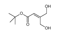 tert-butyl 4-hydroxy-3-(hydroxymethyl)but-2-enoate结构式