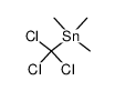 Trimethyl(trichloromethyl)stannane Structure