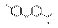 8-bromodibenzofuran-3-carboxylic acid结构式