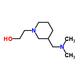 2-{3-[(Dimethylamino)methyl]-1-piperidinyl}ethanol结构式