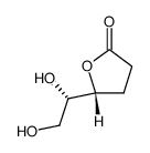 (5R)-5-[(1S)-1,2-dihydroxyethyl]butyrolactone Structure