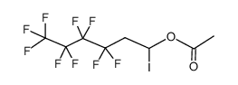 3,3,4,4,5,5,6,6,6-nonafluoro-1-iodohexyl acetate结构式