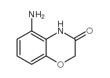 5-氨基-2H-苯并[b][1,4]噁嗪-3(4H)-酮结构式