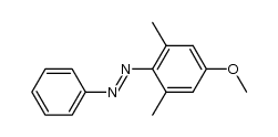 (4-methoxy-2,6-dimethyl-phenyl)-phenyl-diazene结构式