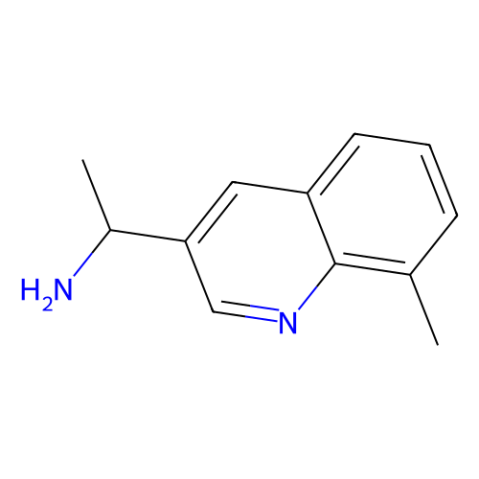 1-(8-methyl-3-quinolyl)ethanamine结构式