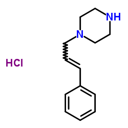 Cinnamylpiperazine hydrochloride Structure