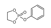 2-phenoxy-1,3,2λ5-dioxaphospholane 2-oxide Structure