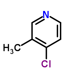 4-Chloro-3-methylpyridine Structure