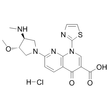 Voreloxin (SNS-595) hydrochloride结构式