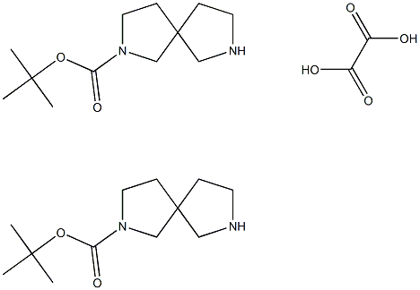 tert-Butyl 2,7-diazaspiro[4.4]nonane-2-carboxylate oxalate(2:1) Structure