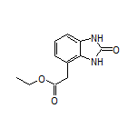 2-(2-氧代-2,3-二氢-4-苯并咪唑基)乙酸乙酯结构式