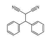 2-benzhydrylpropanedinitrile结构式