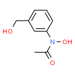 Acetamide,N-hydroxy-N-[3-(hydroxymethyl)phenyl]- Structure