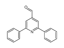 2,6-diphenylpyridine-4-carbaldehyde Structure