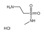 2-氨基-n-甲基乙烷磺酰胺盐酸盐结构式