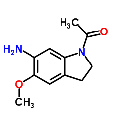 1-(6-氨基-5-甲氧基吲哚啉-1-基)乙酮图片