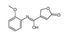 N-(2-methoxyphenyl)-5-oxo-2H-furan-3-carboxamide结构式