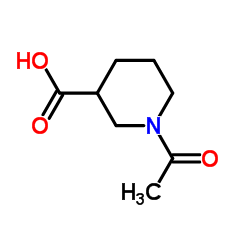 1-Acetyl-3-piperidinecarboxylic acid Structure