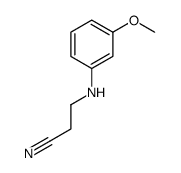 3-(3-甲氧基苯氨基)-丙星空app结构式