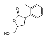 5-(hydroxymethyl)-3-(2-methylphenyl)oxazolidin-2-one Structure