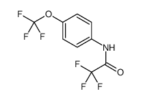 2,2,2-trifluoro-N-[4-(trifluoromethoxy)phenyl]acetamide Structure