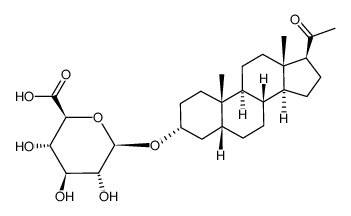 孕烷星空app3-β-D-葡糖醛酸结构式